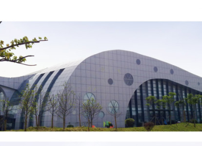 葫芦岛会议中心外景网架工程